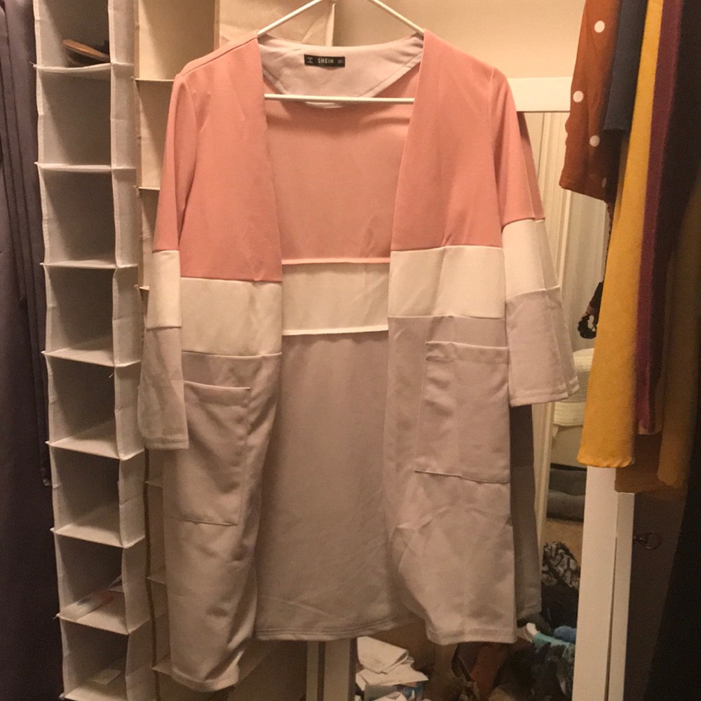 SHEIN colorblock jacket